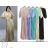 Šaty dlhé elegantný krátky rukáv dámske (S/M/L ONE SIZE) TALIANSKA MÓDA IMPBB25A121401