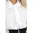 140-26 Business blouse with long sleeves and tie front - white
