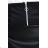 583-1 Elegantný Leather Skirt with Zipper - Black
