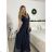 Long glittery sleeveless party dress for women (S/M/L ONE SIZE) ITALIAN FASHION IMPSH2520034