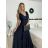 Long glittery sleeveless party dress for women (S/M/L ONE SIZE) ITALIAN FASHION IMPSH2520034