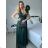 Long glittery sleeveless party dress for women (S/M/L ONE SIZE) ITALIAN FASHION IMPSH2520034