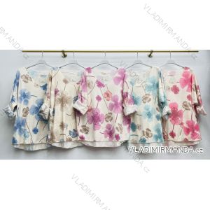 Tunika dlouhý rukáv dámská (S/M/L ONE SIZE) ITALSKÁ MÓDA IMWBB25022