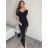 Šaty letní na ramínka dámské (S/M ONE SIZE) ITALSKÁ MÓDA IMPBB22B21841 black S/M/L