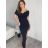 Šaty letní na ramínka dámské (S/M ONE SIZE) ITALSKÁ MÓDA IMPBB22B21841 black S/M/L