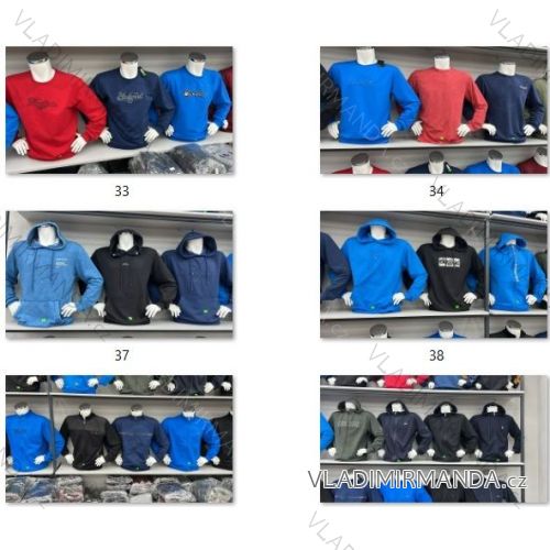 Mikina teplá na zips dlhý rukáv pánska (M-2XL) TURECKÁ MÓDA TMF24585