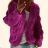 Cardigan pletený teplý dlouhý rukáv dámský (S/M/L ONE SIZE) ITALSKÁ MÓDA IMD23810 zelená smaragdová S/M/L