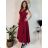 Women's elegant party long sleeve dress (S/M ONE SIZE) ITALIAN FASHION IM322282