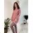 Women's warm long sleeve dress (S/M ONE SIZE) ITALIAN FASHION IMC23376 L/XL red