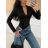 Body dlhý rukáv dámske (XS/S/M ONE SIZE) TALIANSKA MÓDA IMWCH25121