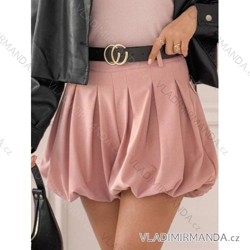 Sukně krátká elegantní s páskem dámská (S/M/L ONE SIZE) ITALSKÁ MÓDA IMWCH25126