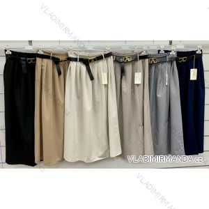 Sukně dlouhá elegantní s páskem dámská (S/M/L ONE SIZE) ITALSKÁ MÓDA IMWCP25164