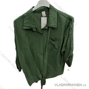 Košile klasik 3/4 dlouhý rukáv dámská (S/M/L ONE SIZE) ITALSKÁ MÓDA IMSM25118