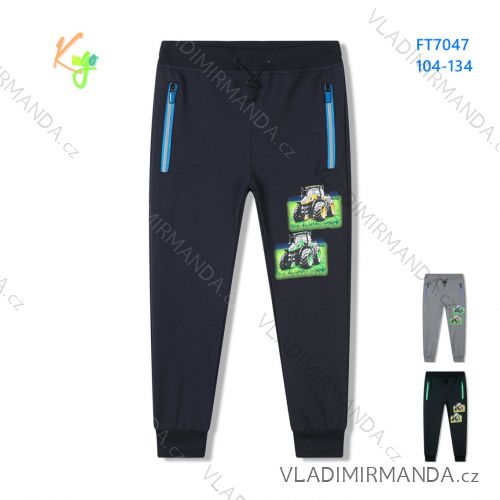 Tepláky dlouhé dětské až dorost chlapecké (104-134) KUGO FT7047