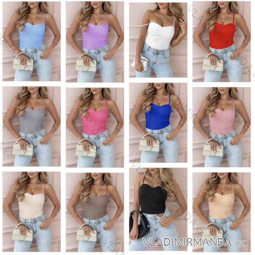Women's summer tank top (S/M/L ONE SIZE) ITALIAN FASHION IMWB25202