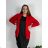 Elegante langärmlige Damenjacke, übergroß (48/50/52 EINHEITSGRÖSSE) ITALIAN FASHION IMD25513 -   Smaragdgrün -   48/50