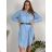 Damen-Trägerbody (Einheitsgröße S/M) ITALIAN FASHION IMPBB23A3804 48/50 hellblau