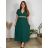 Sommerhemdkleid mit Gürtel, kurze Ärmel, Damen (42/44/46 EINHEITSGRÖSSE) ITALIAN FASHION IM425036 L / XL schwarz