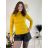 Women's long sleeve turtleneck (uni sm) ITALIAN MODA IM919JM-5809-58 white S / M
