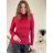 Women's long sleeve turtleneck (uni sm) ITALIAN MODA IM919JM-5809-58 white S / M