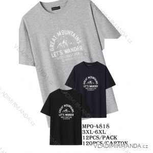 Herren Kurzarm T-Shirt Übergröße (3XL-6XL) GLO-STORY GLO25MPO-4818