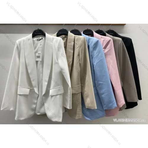 Sako dlouhý rukáv dámské (S/M ONE SIZE) ITALSKÁ MÓDA IMPDY25MDUE992043