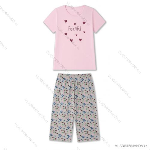 Kurzer Damenpyjama (S-2XL) WOLF D2535