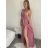 Women's Long Variable Tie Social Satin Dress (S/M/L ONE SIZE) ITALIAN FASHION IMPLP2437080095