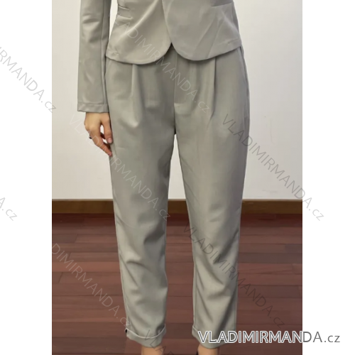 Women's Long Pants With Belt (S/M ONE SIZE) ITALIAN FASHION IMPDY24MDUE24047