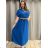 Sommerhemdkleid mit Gürtel, kurze Ärmel, Damen (42/44/46 EINHEITSGRÖSSE) ITALIAN FASHION IM425036 L / XL schwarz