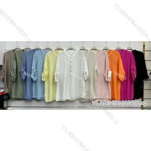 Košile klasik 3/4 dlouhý rukáv dámská (S/M/L ONE SIZE) ITALSKÁ MÓDA IMWBH25354