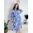 Mit Kapuze langärmliges mit Kapuze Kleid (uni s / m) IM2191956 hellblau S/M/L