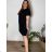 Šaty voľnočasové krátky rukáv dámske nadrozmer (48/50 ONE SIZE) TALIANSKA MODA IM724BELISA
