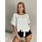 Tunic with pendant short sleeve women's oversized (54/56/58 ONE SIZE) ITALIAN FASHION IM425031