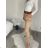 Elegant trousers with belt for women (S/M/L ONE SIZE) ITALIAN FASHION IM425057