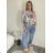 Lange Sweatshirts (uni sl) ITALIENISCHE MODA IM318320 -   blau -   M/L/XL