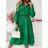 Women's long sleeve summer shirt dress, oversized (38/40/42 ONE SIZE) ITALIAN FASHION IMD25048