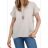 Tričko krátký rukáv dámské (XS/S/M ONE SIZE) ITALSKÁ MÓDA IMD25058