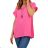 Tričko krátký rukáv dámské (XS/S/M ONE SIZE) ITALSKÁ MÓDA IMD25058