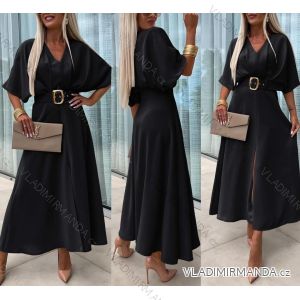 Short summer dress short sleeve women's oversized (40/42/44 ONE SIZE) ITALIAN FASHION IMD25022
