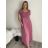 Women's Oversized Knitted Long Sleeve Sweater (S/M ONE SIZE) ITALIAN FASHION IMSN2416125 S / M rose old rose