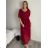 Šaty elegantní šifonové krátký rukáv dámské nadrozměr (46/48/50 ONE SIZE) ITALSKá MóDA IM425035