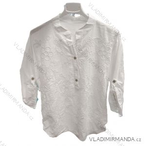 Košile klasik 3/4 dlouhý rukáv dámská (S/M/L ONE SIZE) ITALSKÁ MÓDA IM325010