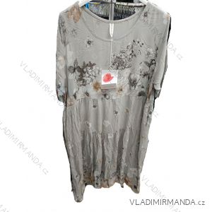 Šaty volnočasové letní 3/4 dlouhý rukáv dámské (S/M/L ONE SIZE) ITALSKÁ MÓDA IMSM25192