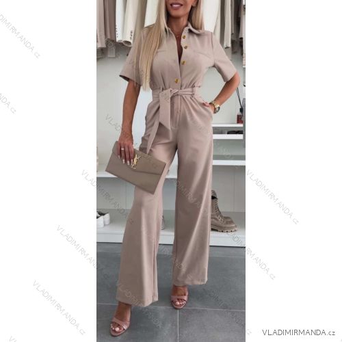 Overal dlouhý krátký rukáv dámský (S/M/L ONE SIZE) ITALSKÁ MÓDA IMWAD25383
