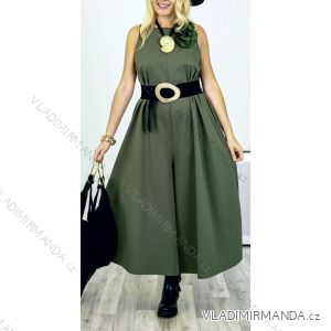 Overal dlouhý oversize bez rukávu dámský (S/M/L ONE SIZE) ITALSKÁ MÓDA IMWAD25384