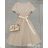Women's short sleeve summer casual dress (S/M/L ONE SIZE) ITALIAN FASHION IMWGB25022