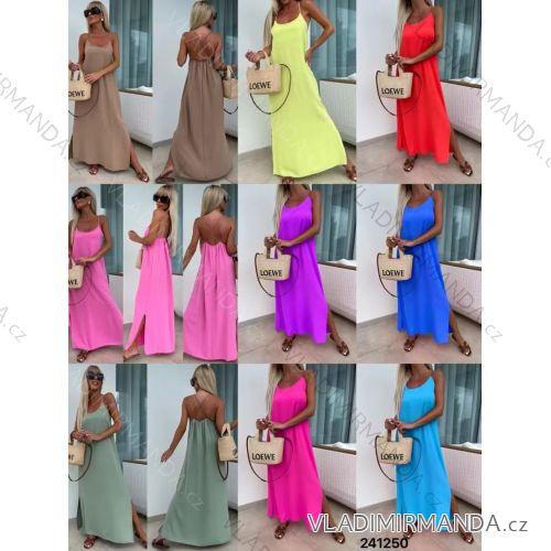 Women's short sleeve summer casual dress (S/M/L ONE SIZE) ITALIAN FASHION IMWGB25022