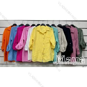 Kurzärmliges Oversize-T-Shirt für Damen (S/M/L EINHEITSGRÖSSE) ITALIAN FASHION IMWF25002