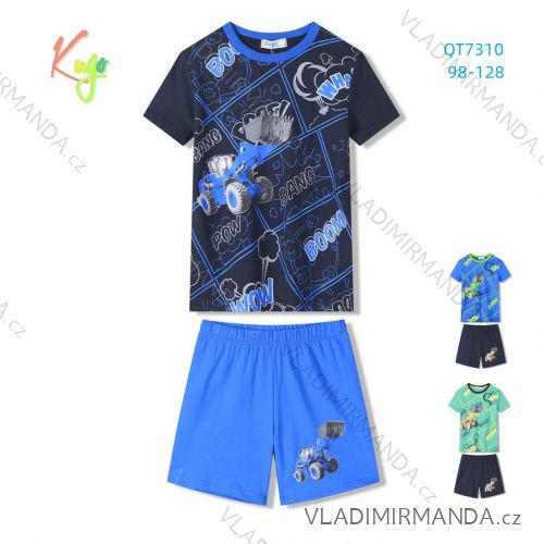 Pyžamo krátké dětské chlapecké (98-128) KUGO QT7310